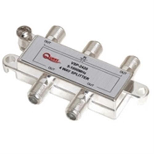 CATV Splitter; 4-Way; Horizontal; 1GHZ (VSP-2420)