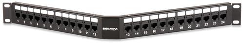 24-Port Category 6A 10G Angled (24458A-C6A)