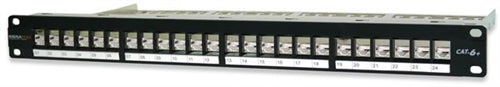 24-Port Cat 6+ Shielded Patch (24458S-C6C)
