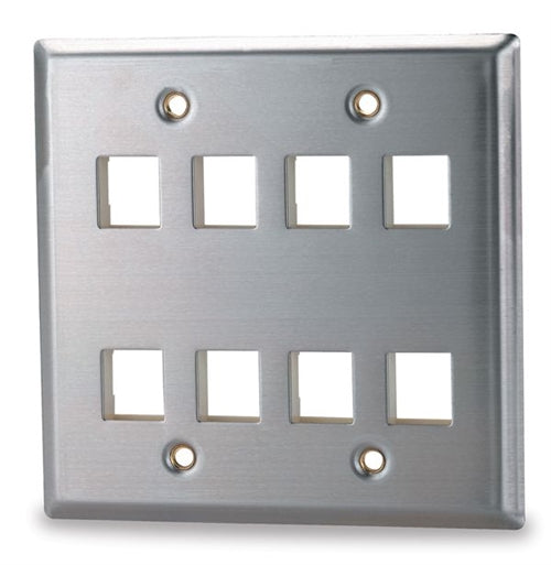 8-Port Double Gang Stainless (DSKF-8)