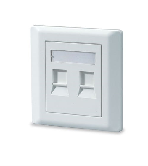 2-Port Keystone International (SKFL-2S-85-WH)