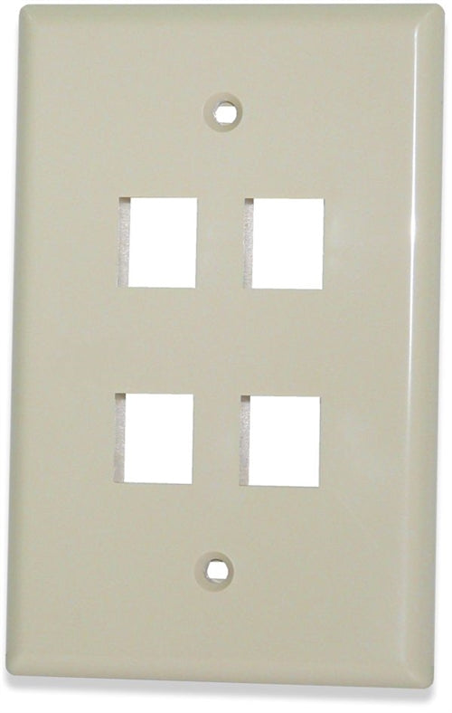 4-Port Single Gang Oversize (SKFM-4)