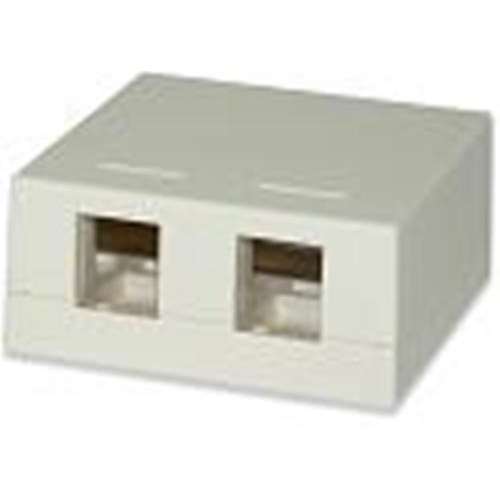 2-Port Surface Mount Box (sign_SMKL-2-BK)