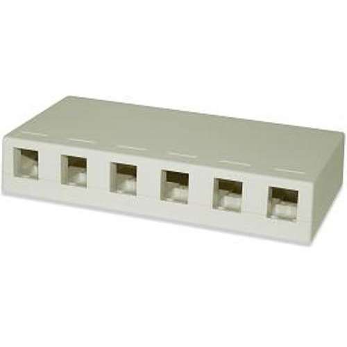 6-Port Surface Mount Box (SMKL-6-GY)