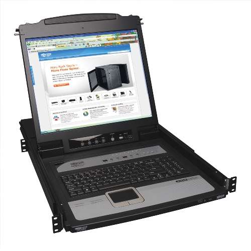 NetDirector 8-Port 1U Rack-Mount Console IP KVM Switch w/19-in. LCD (tripp_B020-U08-19-IP)
