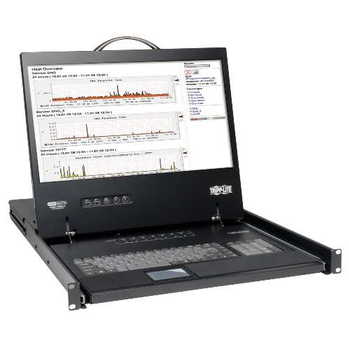 NetController 8-Port Rack-Mount Console KVM Switch w/19-in. LCD (tripp_B040-008-19)