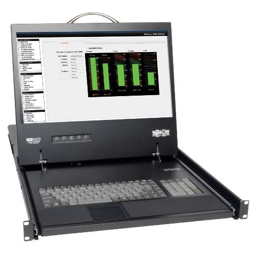 NetCommander 8-Port Cat5 Rack-Mount Console KVM Switch w/19-in. LCD (tripp_B070-008-19)