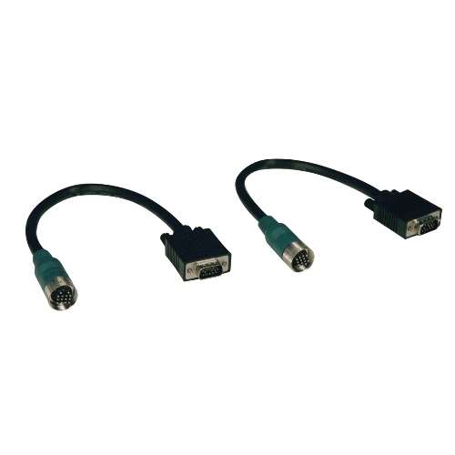 Easy Pull Type-A Connectors - M/M set of VGA (tripp_EZA-VGAM-2)