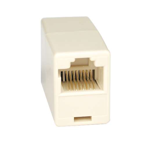 Telephone Straight Through Modular In-Line Coupler (RJ45 F/F) (tripp_N033-001)