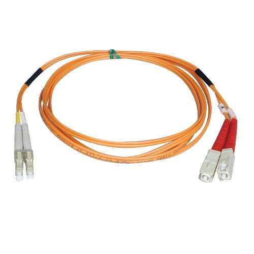 "Duplex Multimode 62.5/125 Fiber Patch Cable (LC/SC), 4M (13-ft.)" (tripp_N316-04M)