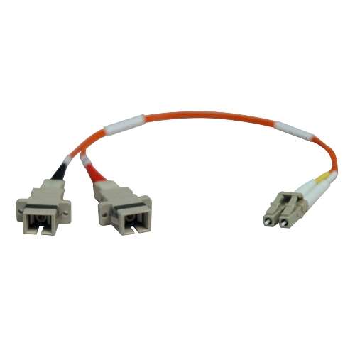 Duplex Multimode 50/125 Fiber Adapter (LC-SC M/F) 0.3M (1-ft.) (tripp_N458-001-50)