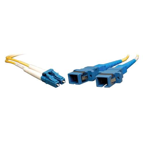 Duplex Singlemode 8.3/125 Fiber Adapter (LC-SC M/F) 0.3M (1-ft.) (tripp_N458-001-9)