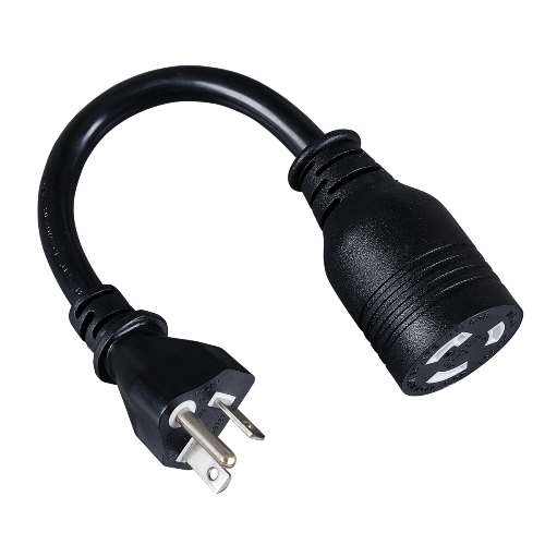 "Heavy-Duty Power Adapter Cord, 20A, 12AWG (NEMA-L5-20R to NEMA-5-20P), 6-in." (tripp_P044-06I)