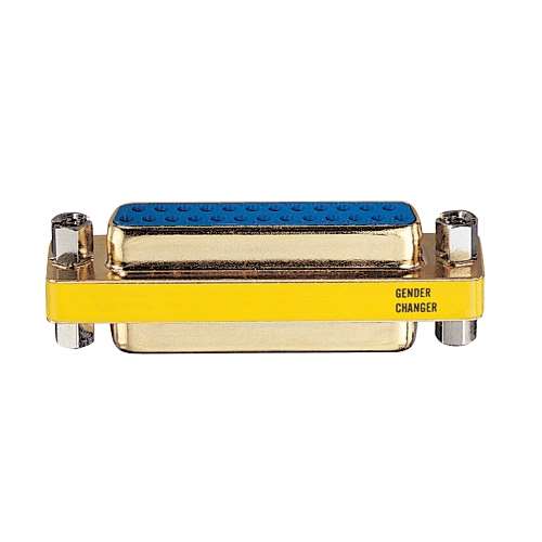 Compact/Slimline DB25 Coupler Gender Changer (F/F) (tripp_P154-000)
