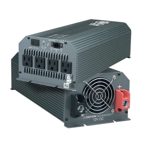 1000W PowerVerter Compact Inverter for Trucks with 4 Outlets (tripp_PV1000HF)