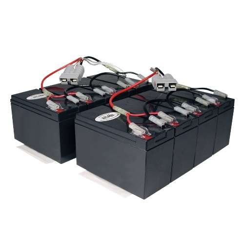 UPS Replacement Battery Cartridge Kit (2 sets of 4) for select APC UPS (tripp_RBC12A)