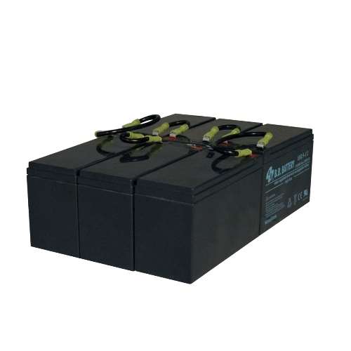 3U UPS Replacement 72VDC Battery Cartridge (1 set of 6) for select Tripp Lite SmartOnline UPS (tripp_RBC96-3U)
