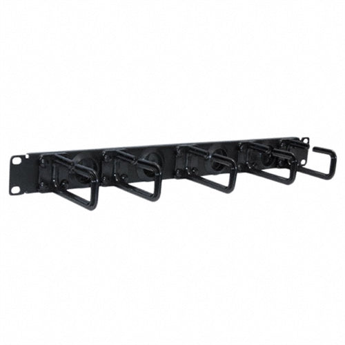 SmartRack 1U Horizontal Cable Manager - Flexible ring type (tripp_SRCABLERING1U)