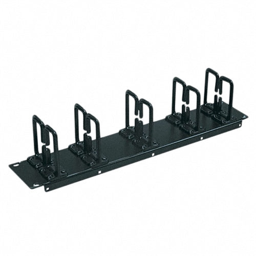 SmartRack 2U Horizontal Cable Manager - Flexible ring type (tripp_SRCABLERING2U)