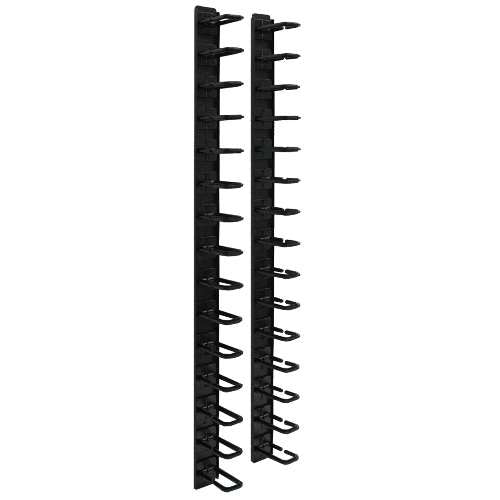 SmartRack 6-ft. (1.8 m) Vertical Cable Manager - Flexible ring type & toolless mounting (tripp_SRCABLERINGVRT)