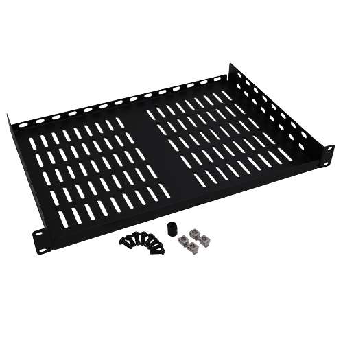 SmartRack 1U Cantilever Fixed Shelf (40 lb / 18 kg capacity; 12-in. / 305 mm depth.) (tripp_SRSHELF2P1U)