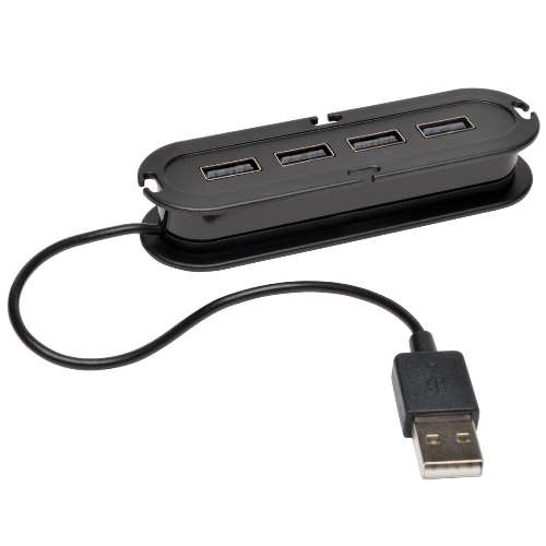 4-Port USB 2.0 Hi-Speed Ultra-Mini Hub (tripp_U222-004)