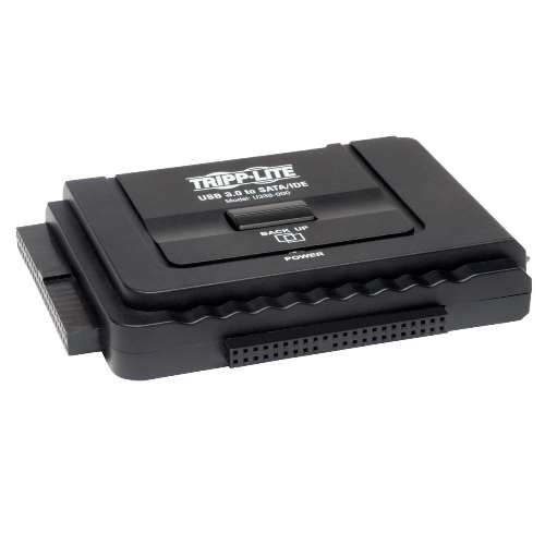 USB 3.0 SuperSpeed to Serial ATA (SATA) and IDE Adapter for 2.5in or 3.5in Hard Drives (tripp_U338-000)