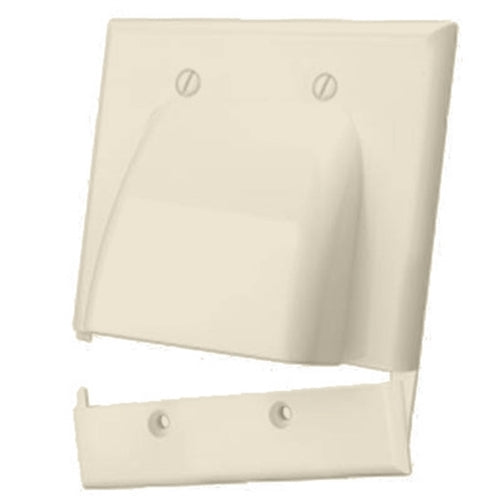 Hinged Bulk Cable Wall Plate (120626X)