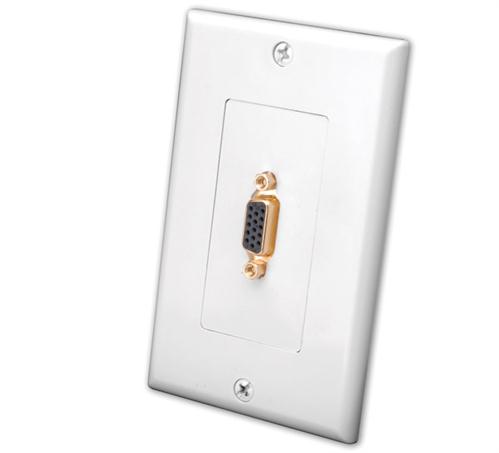 Slim Line S-VGA Wall Plates (281201)