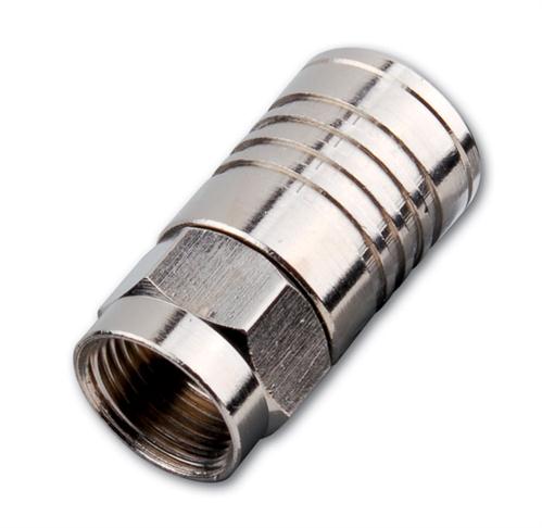 Male Tool Less "F" Coaxial Connector (3A0012X)