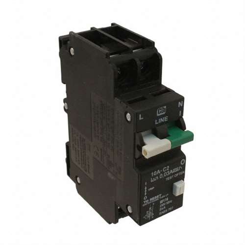 Circuit Breaker, GFI 22ma, UL 1053, 10A, UL 1077 (AE_C10A2P-GFI)