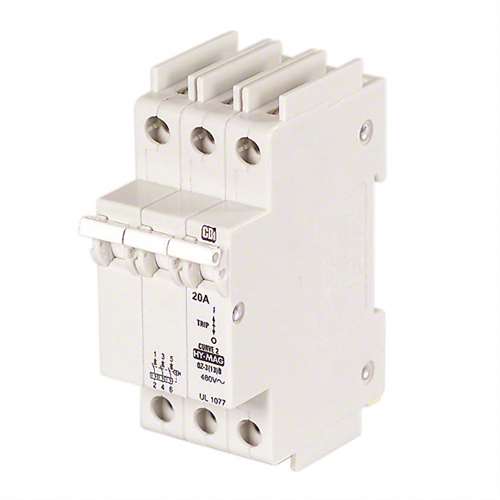 CIR BRKR MAG-HYDR 20A 480VAC (AE_C20A3P)