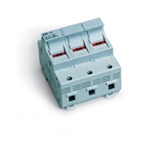 Fuse Holder 3 Pole 14x51mm w/  Fuse Blown Indicators LED (AE_E2564100)