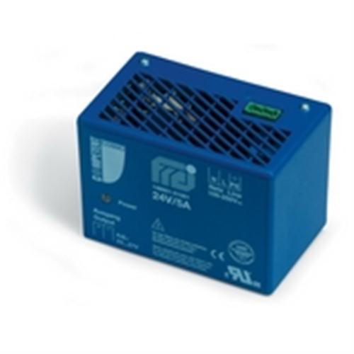 Power Supply, DIN Rail mounted, 120 VAC in, 24 VDC out, 120W, 5 Amps, UL Approved (AE_F240050)