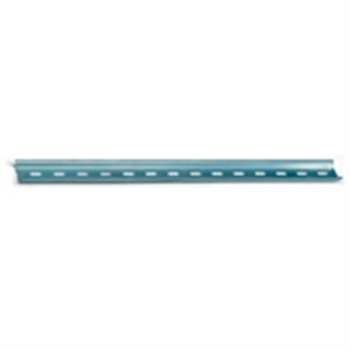 DIN Rail TS 35 x 7.5 Alum Slotted 1M  (AE_TS3575SL1-A)