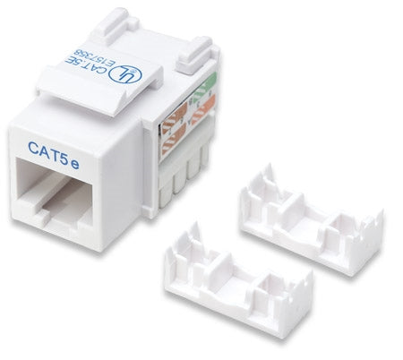 Cat5e Keystone Jack  WHITE  (210355)