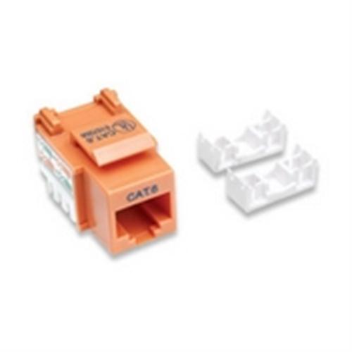 Cat6 Keystone Jack ORANGE  (210775)