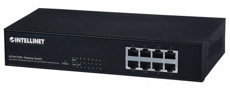 8-Port PoE+ Desktop Switch - 130 watts PoE Budget (560764)