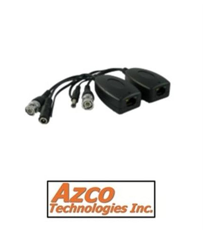 1 CHANNEL PREMIUM PASSIVE VIDEO/POWER/DATA  BALUN.  (PAIR) azco_AZBLN216
