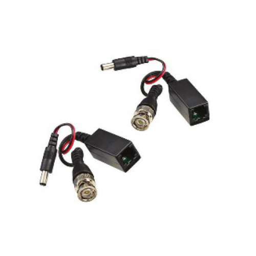AZBLN219 Power / Video Balun c/w camera connectors - PAIR (azco_AZBLN219)
