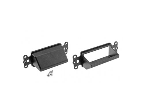 Decora Style Horizontal Entrance Plate Reversible - Black (azco_AZDSR503B)