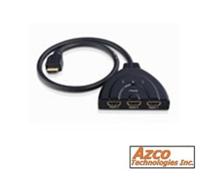 HDMI Switcher. It can easily switches three sources to one display. azco_AZHDMIS13