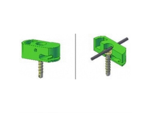 Plug For Fastening Barbed Wire And Azco LightFence Cable To A Support (azco_AZLFBW)