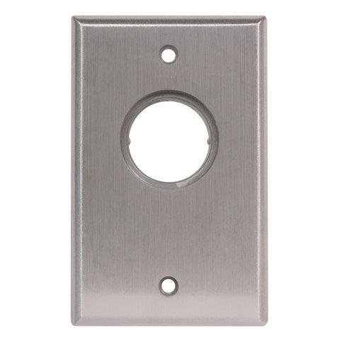 Flush Mount Key Switches - Cast Aluminum Faceplate, Single Gang Faceplate (CM-1100)