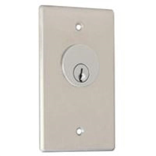 Key Switches - Stainless Steel Faceplate, Flush, Single Gang Faceplate (CM-1220)