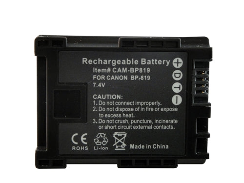 REPL. CANON BP-819 7.4V (CAM-BP819)