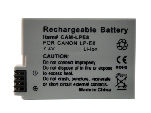 REPL.CANON LP-E8 7.4V      (CAM-LPE8)