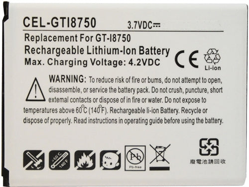 REPL. SAMSUNG GALAXY ATIV S BATTERY (CEL-GTI8750)
