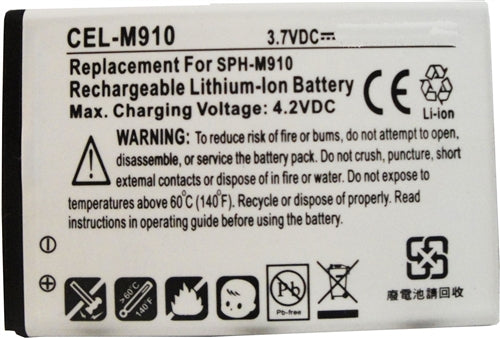 REPL. SAMSUNG SPH-M910 BATTERY   (CEL-M910)