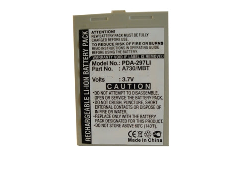 REPL. ASUS MYPAL A730 BATTERY (PDA-297LI)